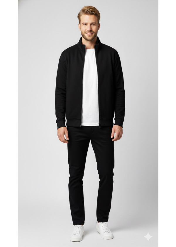 FERMUARLI DİK YAKA MONT